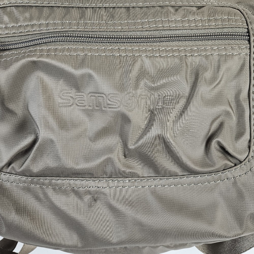 Samsonite Nylon Backpack Medium Green - image 2